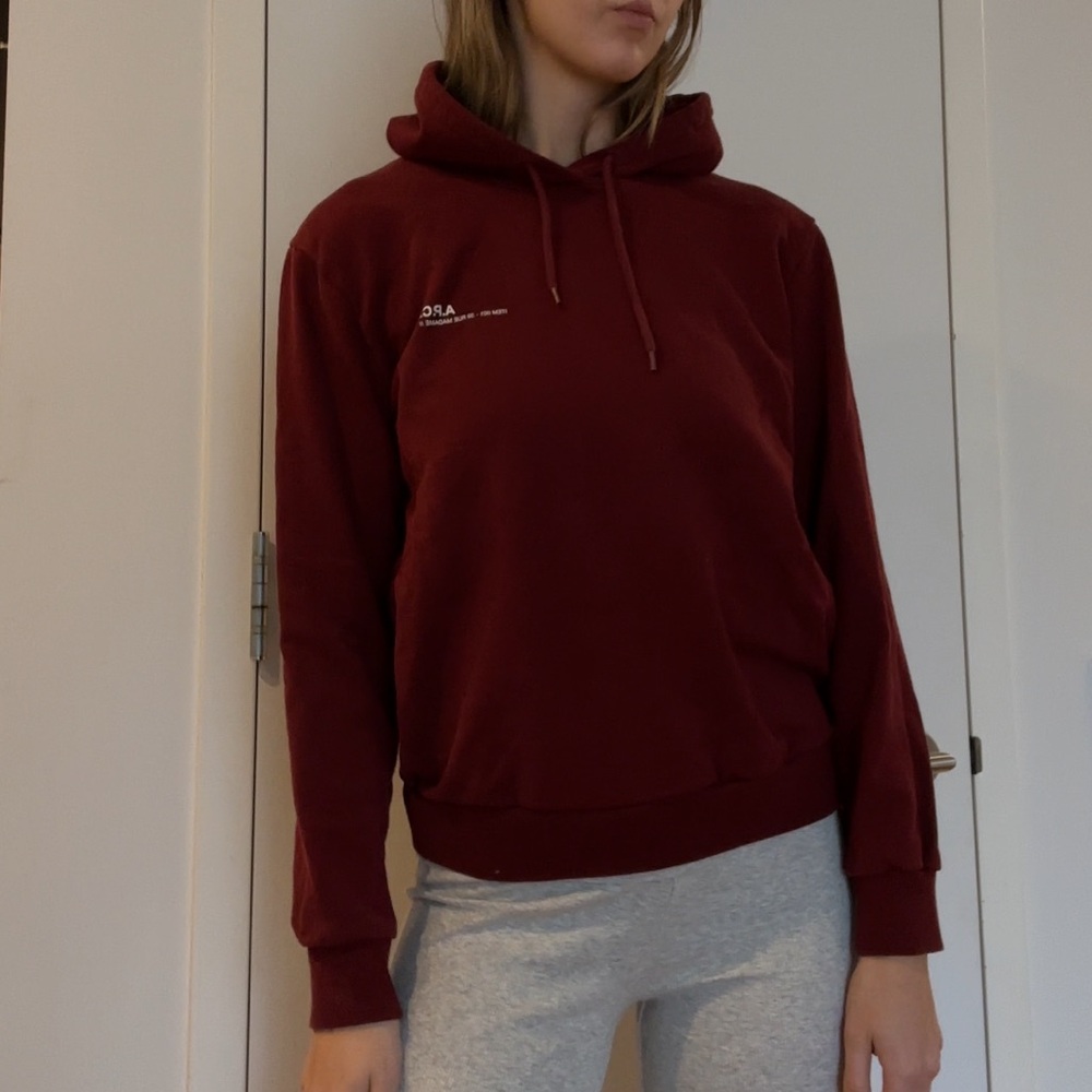 A.P.C. Maroon Hoodie